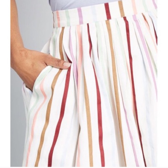 NWOT ModCloth Aspiration Creation Striped Skirt - Picture 3 of 9